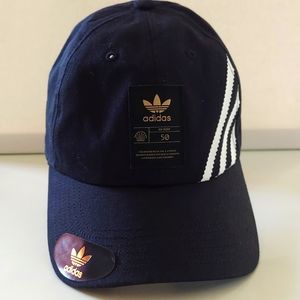 Adidas Originals | UNISEX Cap | Black with White | 100% Cotton | 50 Style | Adj